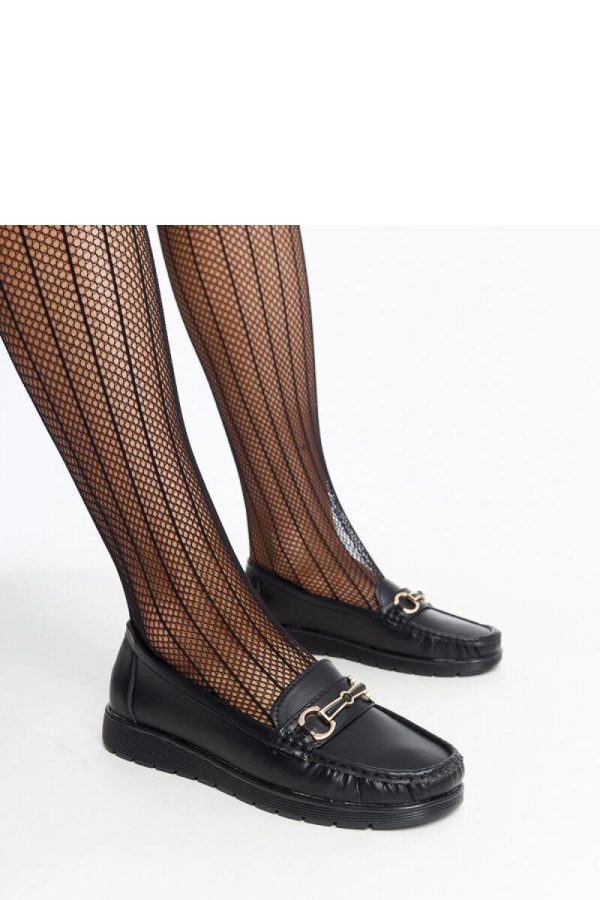 Black Mocassin...Fabric and Heel Height