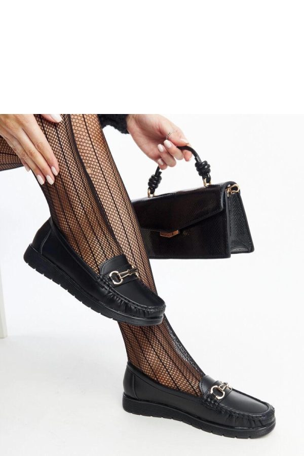 Black Mocassin...Fabric and Heel Height