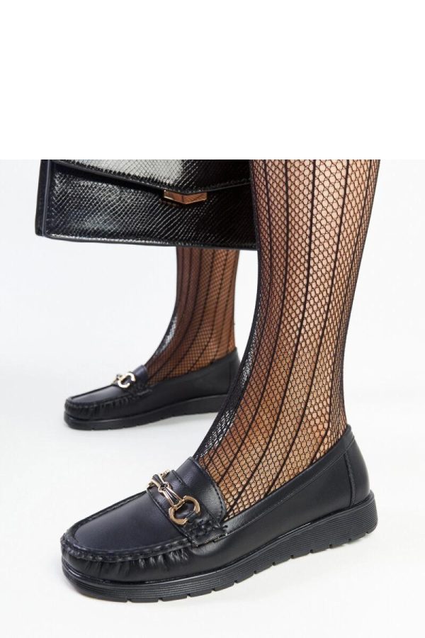 Black Mocassin...Fabric and Heel Height