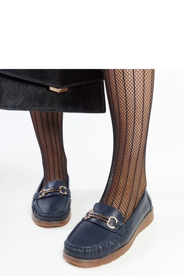 Blue Mocassin....Fabric and Heel Height
