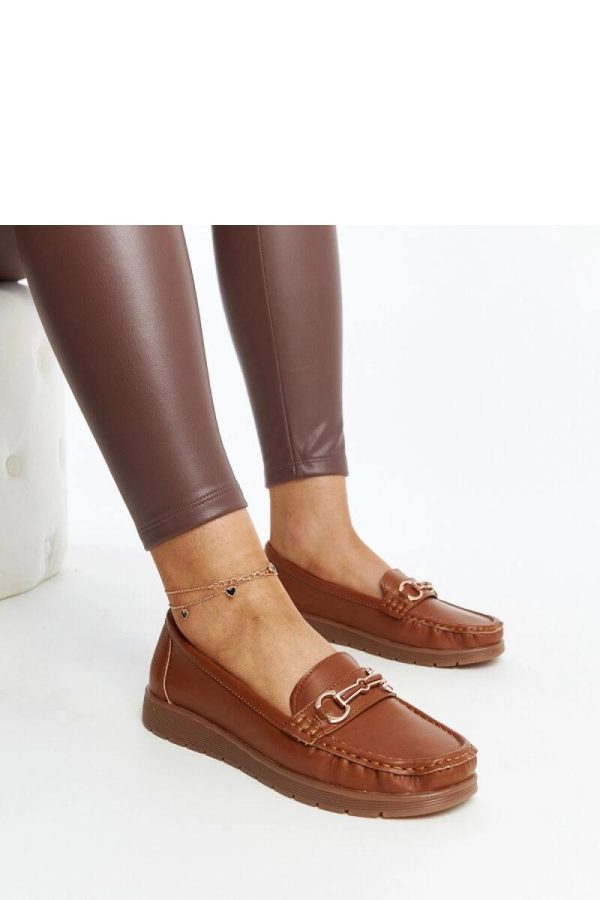 Brown Mocassin....Fabric and Heel Height