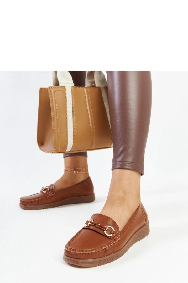 Brown Mocassin....Fabric and Heel Height