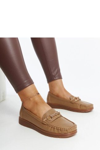 1061108 Beige Mocassin.Fabric and Heel Height