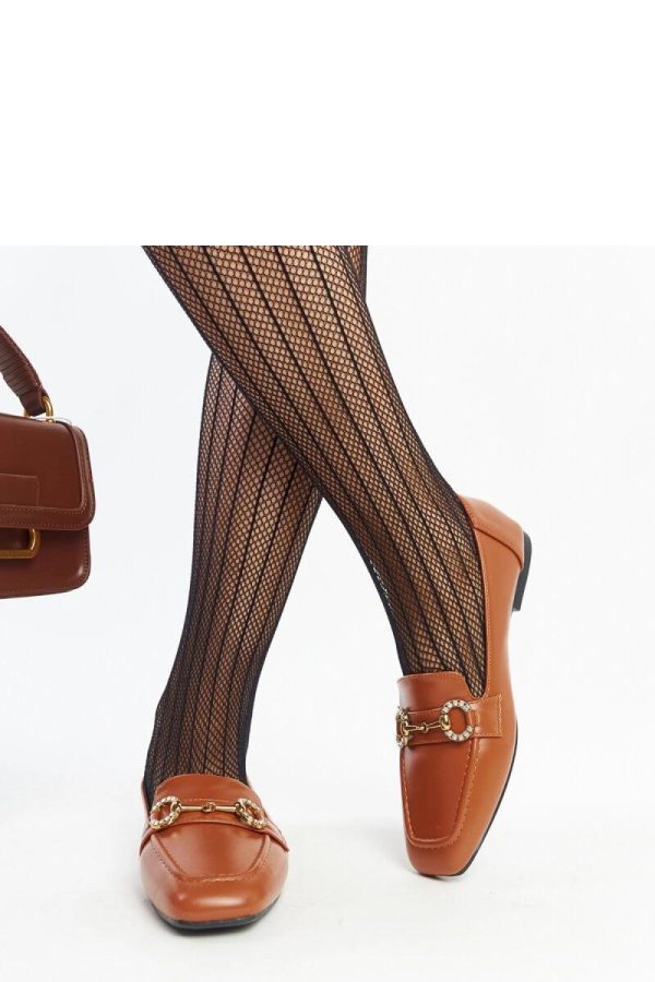 Brown Mocassin....Fabric and Heel Height