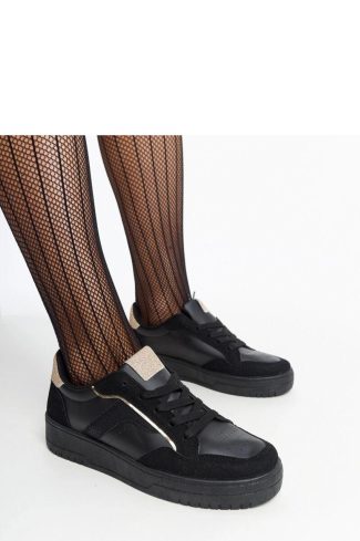 1061146 Black Sport Shoes in Women`s Athletic Shoes, Trainers, Sneakers with Heel Height