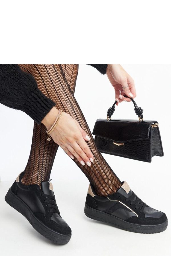 Black Sport Shoes in Women`s Athletic Shoes, Trainers, Sneakers with Heel Height