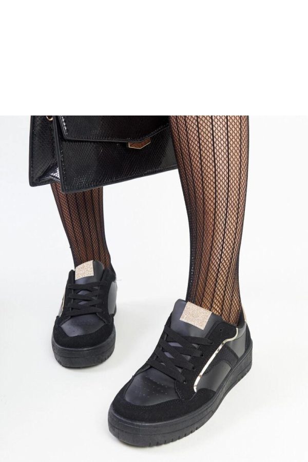 Black Sport Shoes in Women`s Athletic Shoes, Trainers, Sneakers with Heel Height