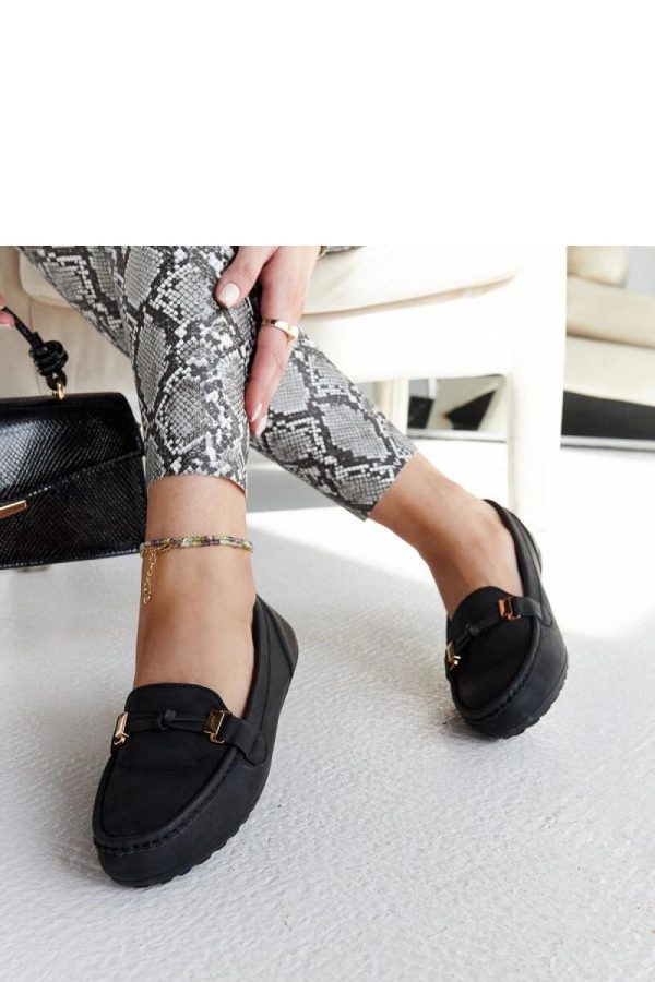 Black Mocassin....Fabric and Heel Height