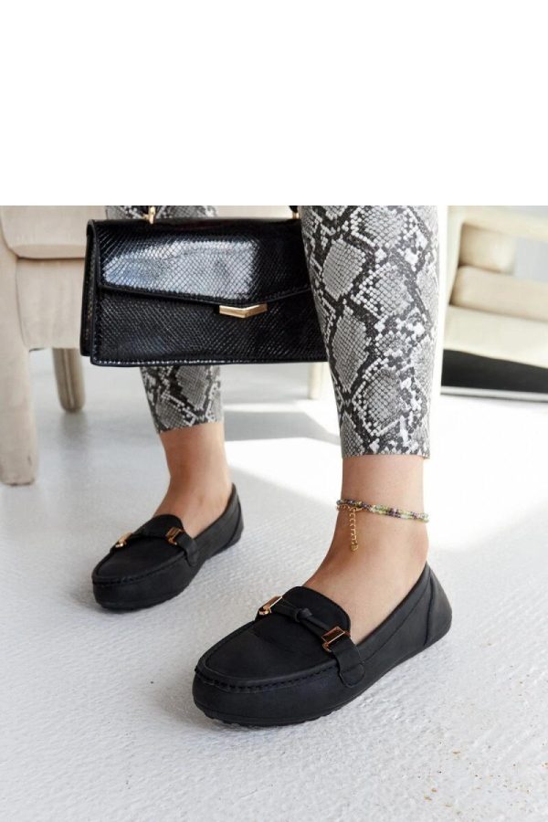 Black Mocassin....Fabric and Heel Height