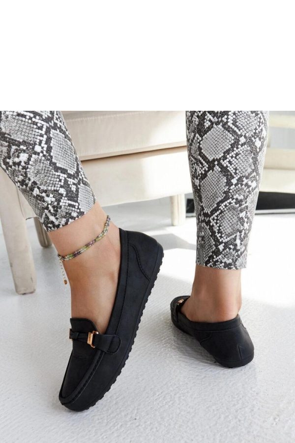 Black Mocassin....Fabric and Heel Height