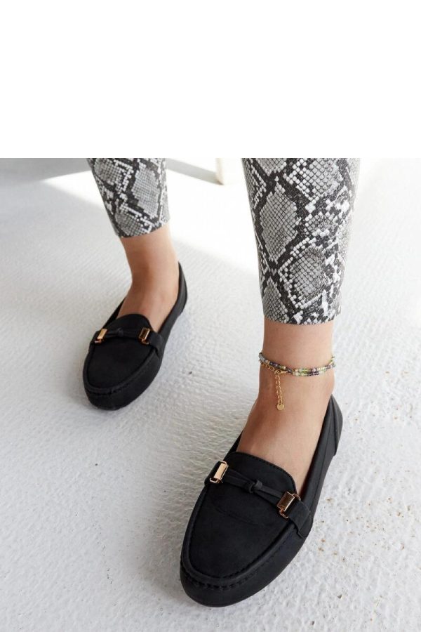 Black Mocassin....Fabric and Heel Height