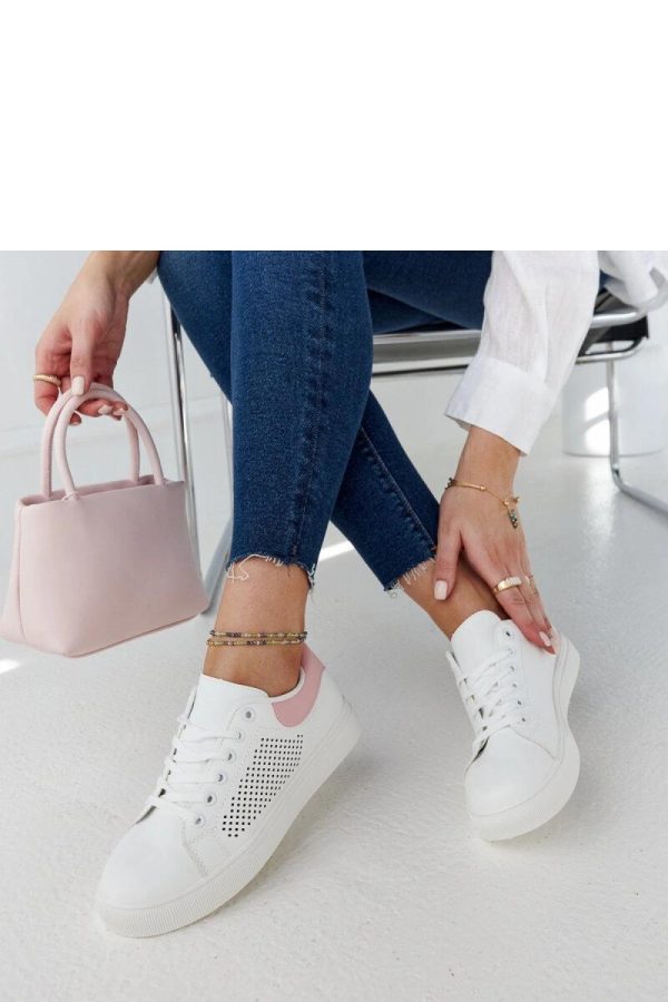 White Sport Shoes....Fabric and Heel Height