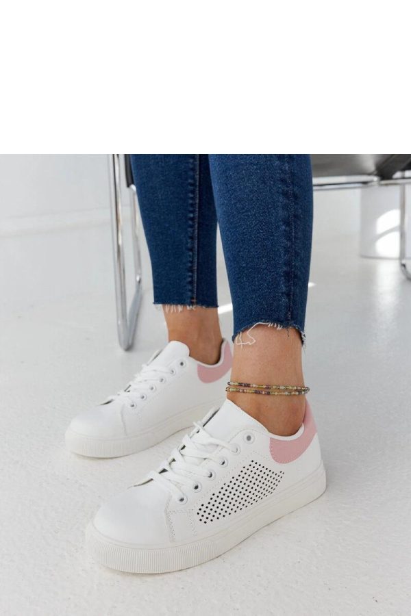 White Sport Shoes....Fabric and Heel Height