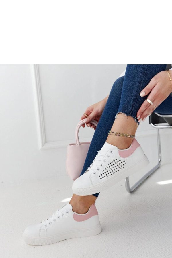 White Sport Shoes....Fabric and Heel Height