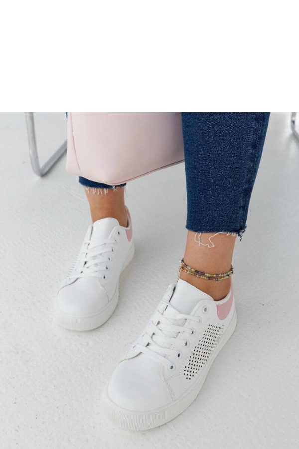 White Sport Shoes....Fabric and Heel Height