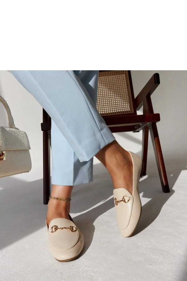 Beige Mocassin....Fabric and Heel Height