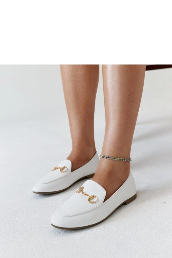 White Mocassin..Fabric and Heel Height