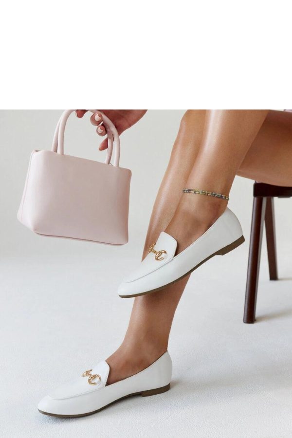 White Mocassin..Fabric and Heel Height