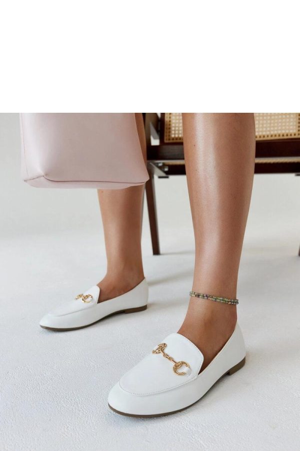 White Mocassin..Fabric and Heel Height