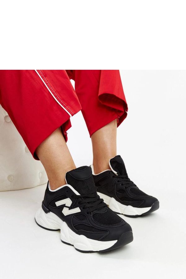 Black Sport Shoes in Women`s Athletic Shoes, Trainers, Sneakers with Heel Height