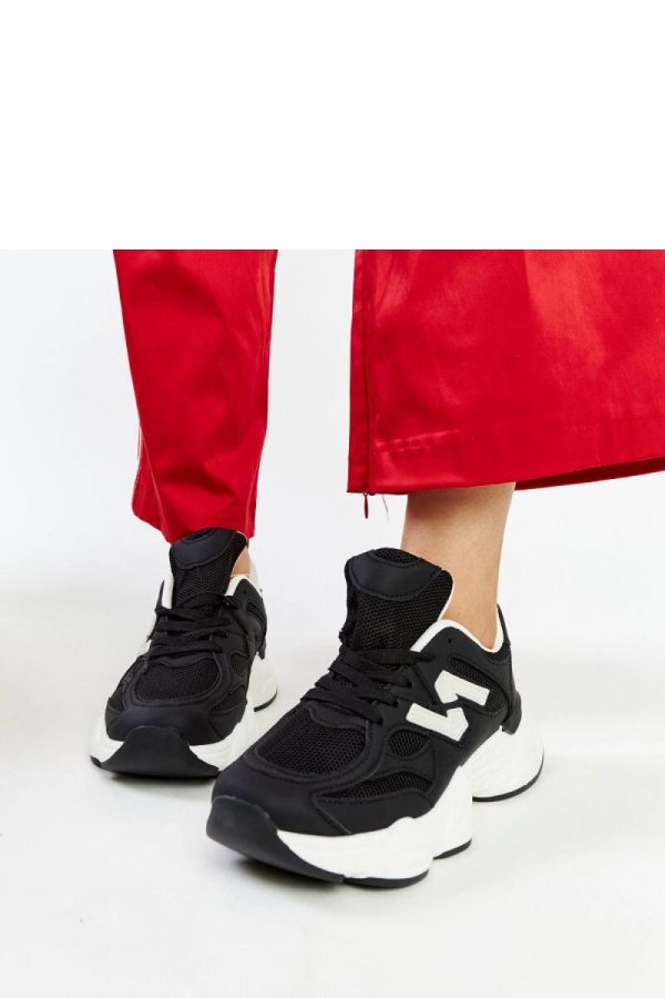 Black Sport Shoes in Women`s Athletic Shoes, Trainers, Sneakers with Heel Height