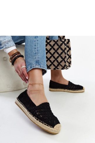 Black Espadrille..Heel Height