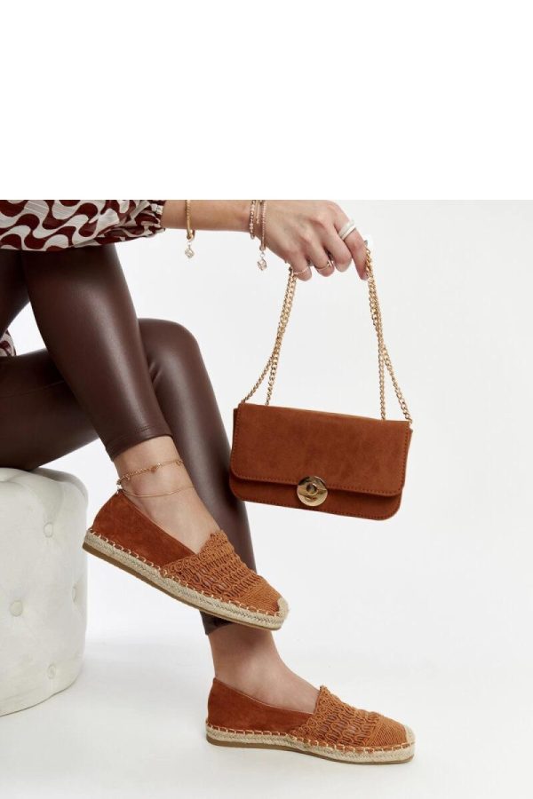 Brown Espadrille...Heel Height