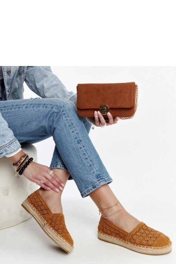Brown Espadrille....Fabric and Heel Height