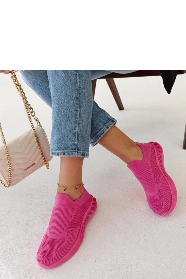 Pink Sport Shoes...Fabric and Heel Height
