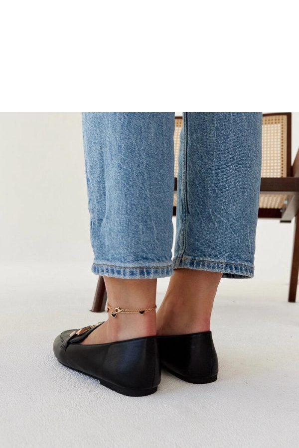 Black Mocassin in Moccasins, Loafers with Fabric and Heel Height
