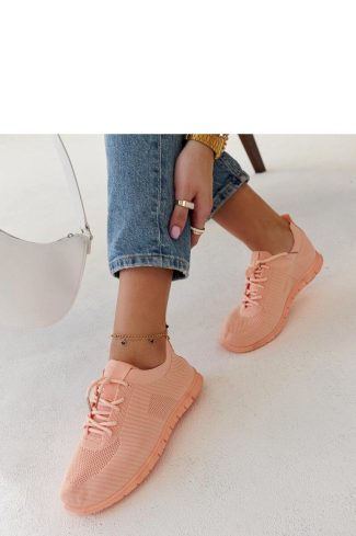 Pink Sport Shoes in Women`s Athletic Shoes, Trainers, Sneakers with Fabric and Heel Height
