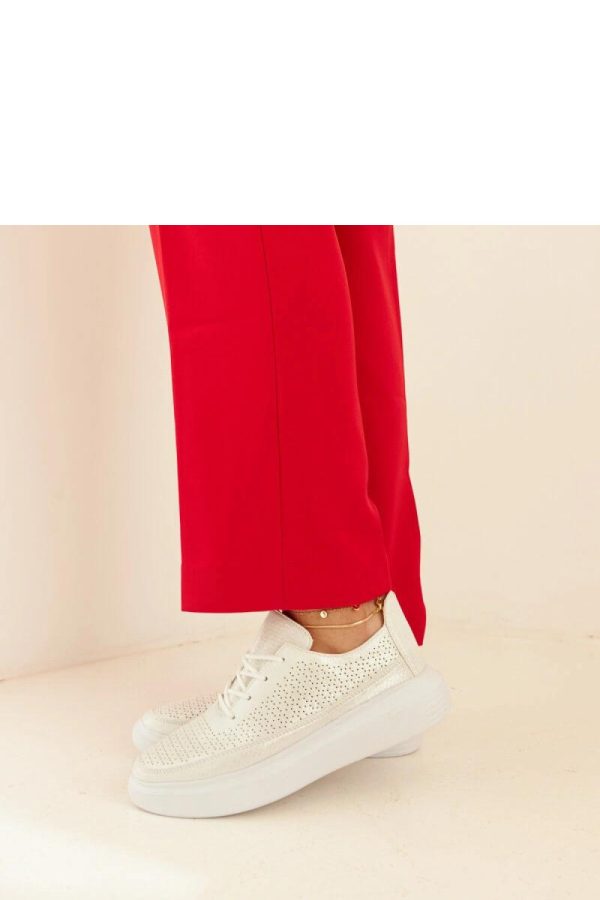 Grey Sneakers in Women`s Athletic Shoes, Trainers, Sneakers with Fabric and Heel Height