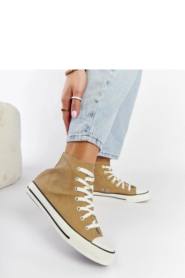 Brown Sneakers.Fabric and Heel Height