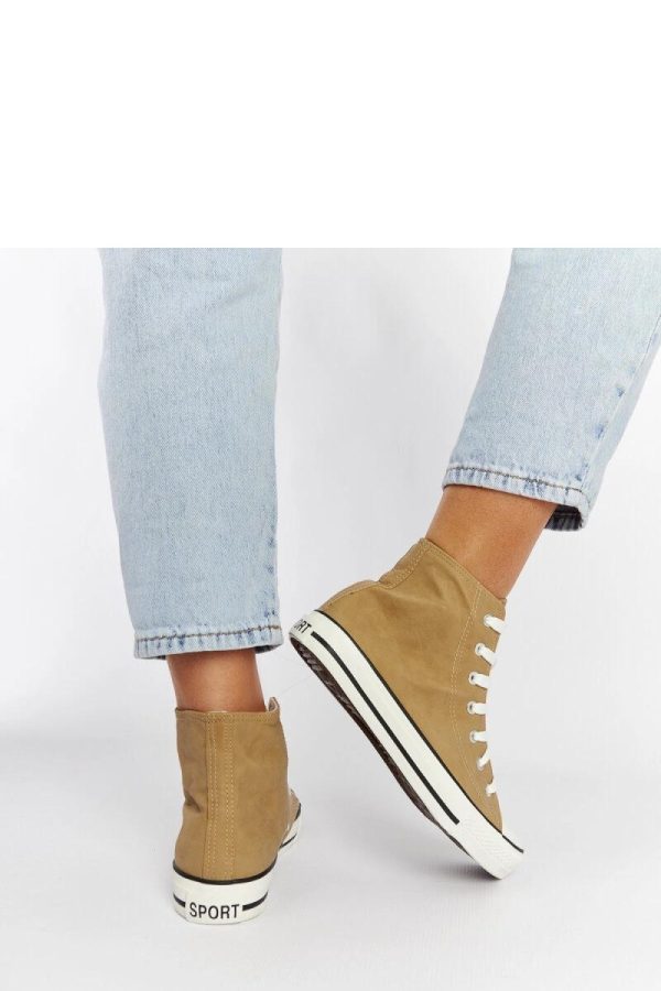Brown Sneakers.Fabric and Heel Height