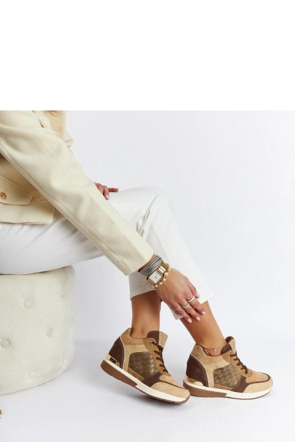 brown Wedge sneakers model 207554 Solea