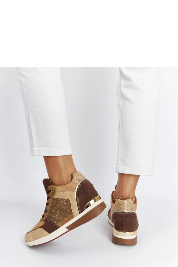 brown Wedge sneakers model 207554 Solea