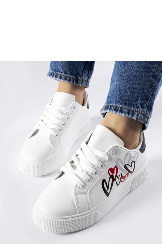 White Sport Shoes...Fabric and Heel Height