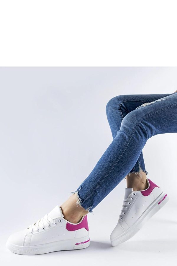 White Sport Shoes...Fabric and Heel Height