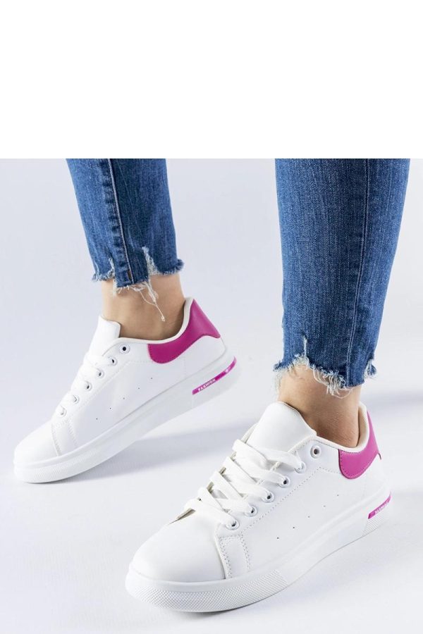 White Sport Shoes...Fabric and Heel Height