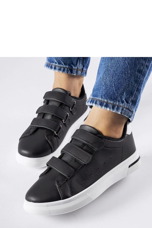 Black Sport Shoes..Fabric and Heel Height
