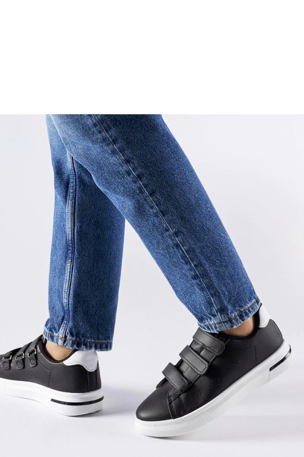 Black Sport Shoes..Fabric and Heel Height