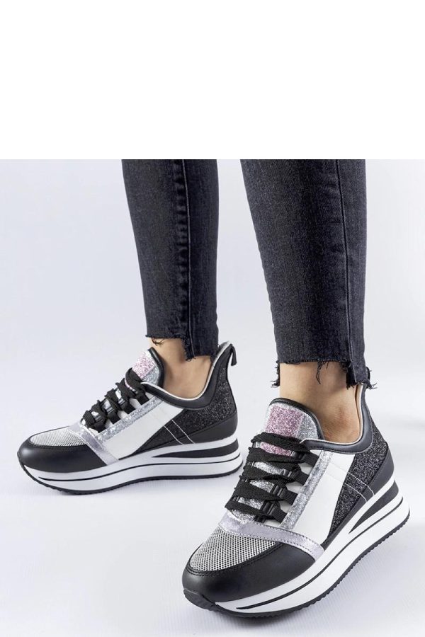 Black Sport Shoes in Women`s Athletic Shoes, Trainers, Sneakers with Fabric and Heel Height