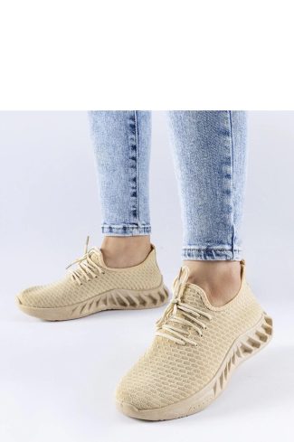 1061685 Beige Sport Shoes..Fabric and Heel Height