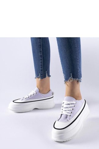 1061700 Violet Sneakers...Fabric and Heel Height