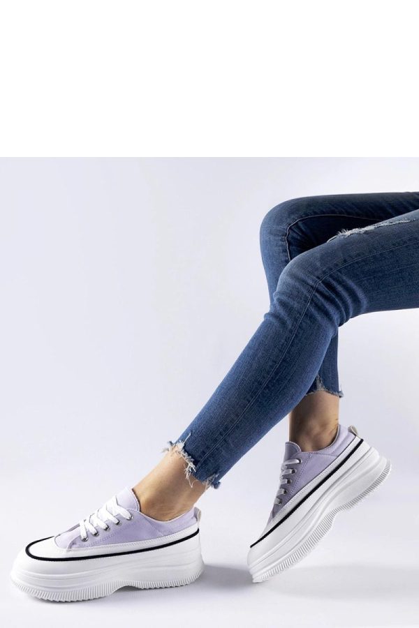 Violet Sneakers...Fabric and Heel Height