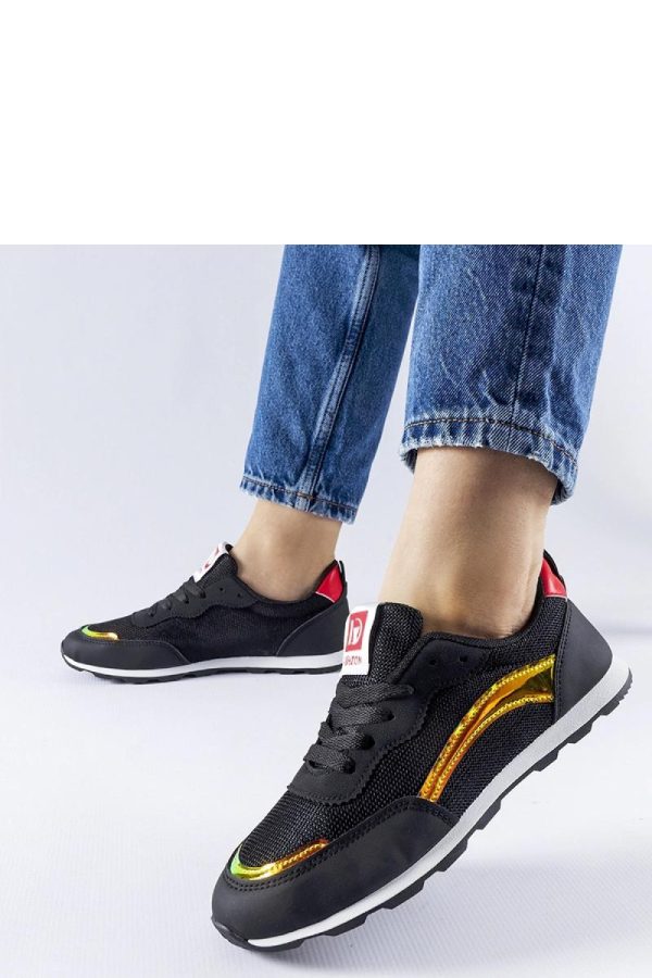 Black Sport Shoes in Women`s Athletic Shoes, Trainers, Sneakers with Heel Height