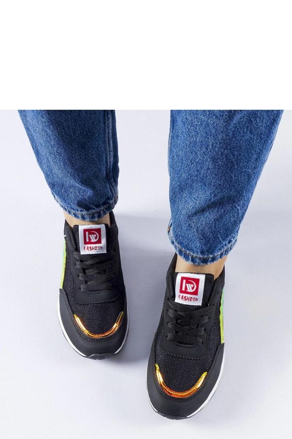 Black Sport Shoes in Women`s Athletic Shoes, Trainers, Sneakers with Heel Height