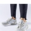 Grey Sport Shoes in Women`s Athletic Shoes, Trainers, Sneakers with Heel Height