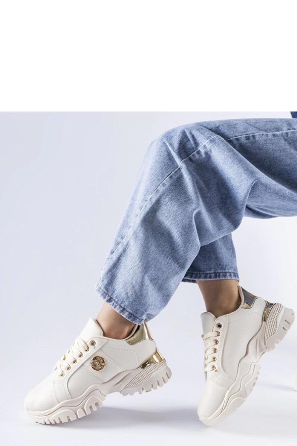 Beige Sport Shoes..Fabric and Heel Height