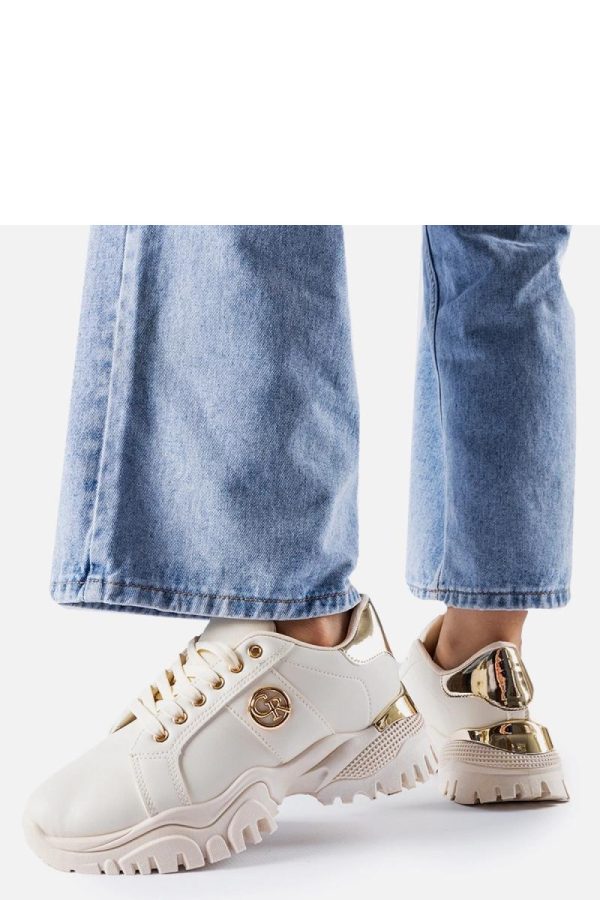 Beige Sport Shoes..Fabric and Heel Height